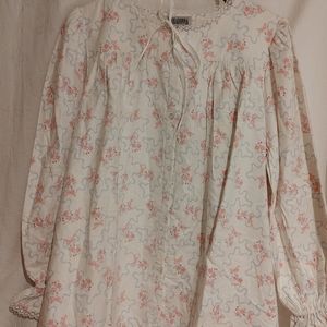 VINTAGE VERADONNA 2 Piece Flannel Pajamas Size Large